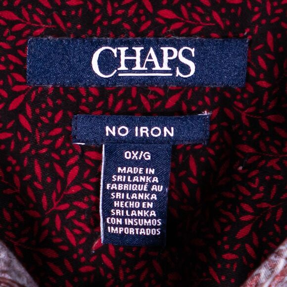 Chaps Ralph Lauren Women's Shirt Button Up Paisley Long Sleeve Blouse Top 0X - Picture 3 of 9